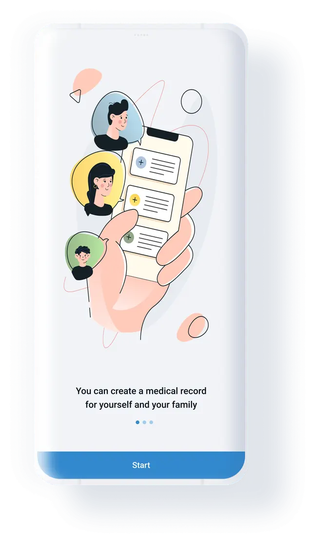Onboarding — a medical record for you and your family
